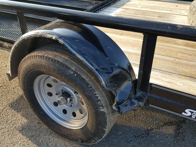 46UFU1415J1203184 - 2018 UTILITY TRAILER BLACK photo 9