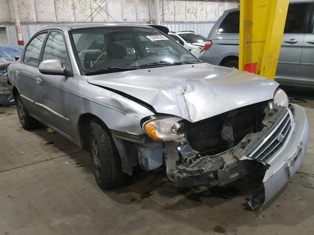 KNAFB121X35266193 - 2003 KIA SPECTRA BA SILVER photo 1