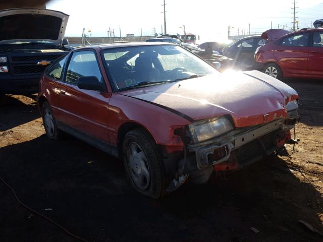 JHMED9361LS007402 - 1990 HONDA CIVIC 1500 RED photo 1