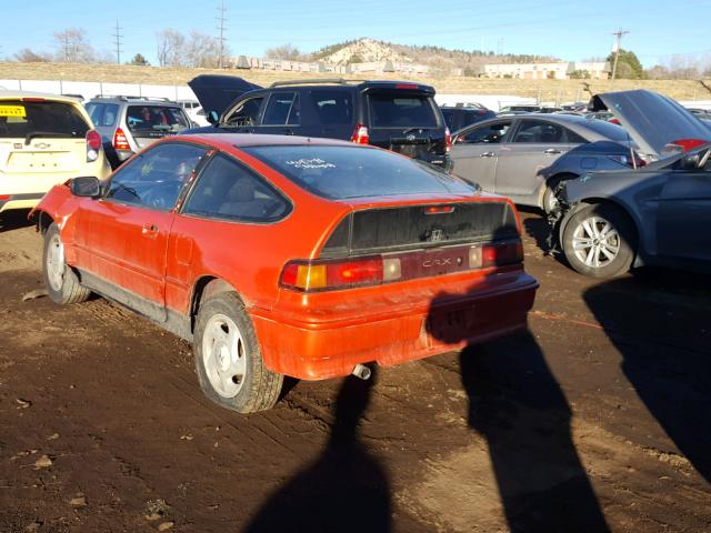 JHMED9361LS007402 - 1990 HONDA CIVIC 1500 RED photo 3