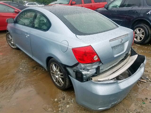 JTKDE177170182693 - 2007 TOYOTA SCION TC ლურჯი ფოტო 3