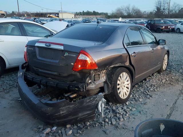 3FADP0L37CR241535 - 2012 FORD FUSION HYB SILVER photo 4