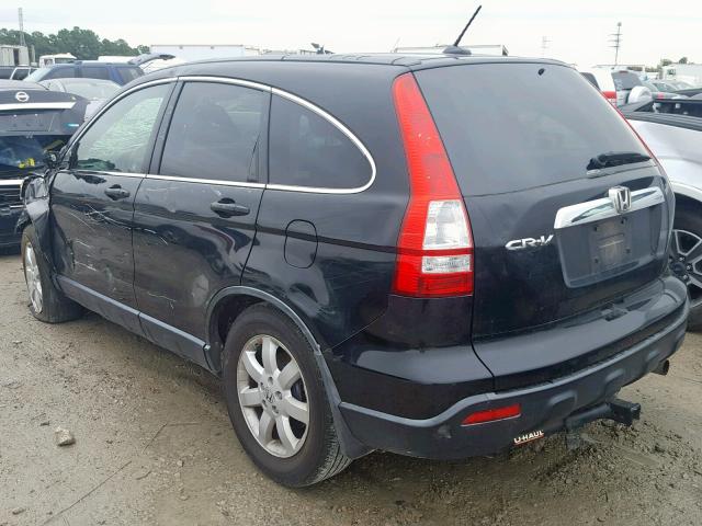 JHLRE487X9C017078 - 2009 HONDA CR-V EXL BLACK photo 3