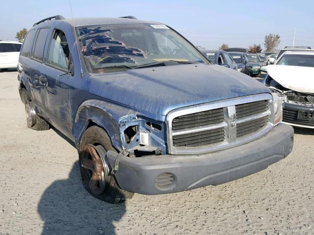 1D4HB38N86F128588 - 2006 DODGE DURANGO SX BLUE photo 1