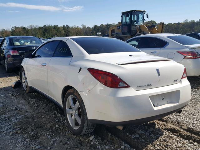 1G2ZH361774150647 - 2007 PONTIAC G6 GT WHITE photo 3