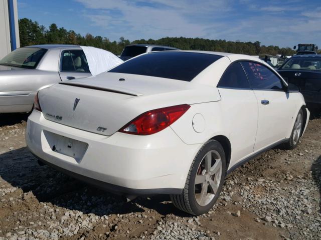 1G2ZH361774150647 - 2007 PONTIAC G6 GT WHITE photo 4