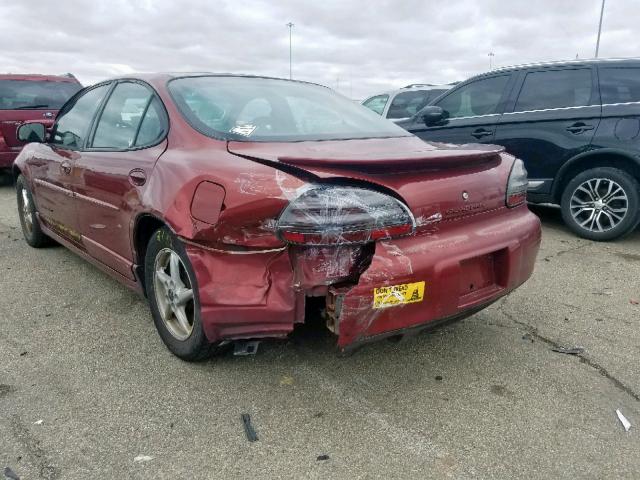 1G2WP52K93F144041 - 2003 PONTIAC GRAND PRIX Շագանակագույն լուսանկար 3