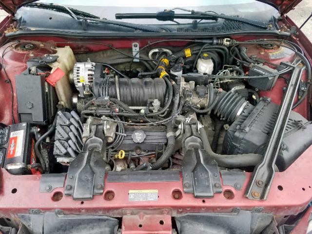 1G2WP52K93F144041 - 2003 PONTIAC GRAND PRIX Շագանակագույն լուսանկար 7