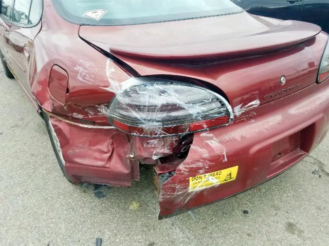 1G2WP52K93F144041 - 2003 PONTIAC GRAND PRIX Շագանակագույն լուսանկար 9