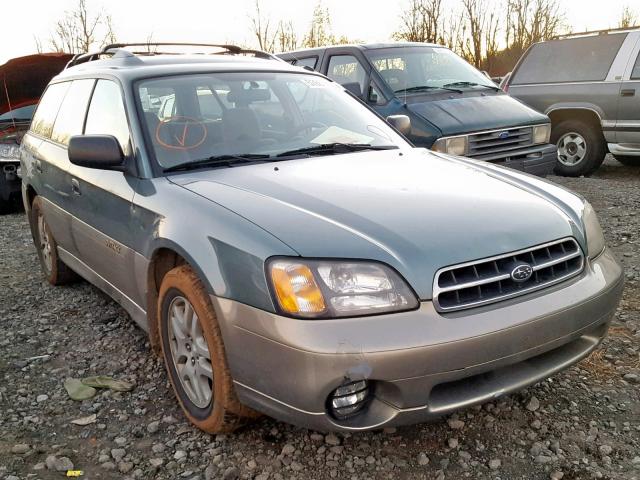 4S3BH6651Y7601959 - 2000 SUBARU LEGACY OUT GREEN photo 1