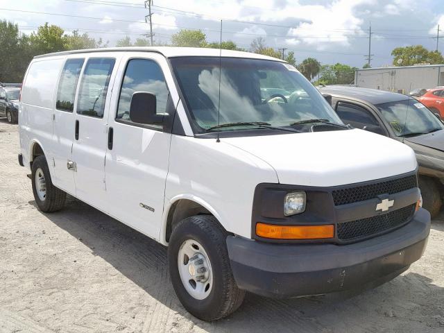 1GCHG35UX31148781 - 2003 CHEVROLET EXPRESS G3 WHITE photo 1