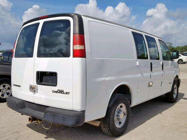 1GCHG35UX31148781 - 2003 CHEVROLET EXPRESS G3 WHITE photo 4