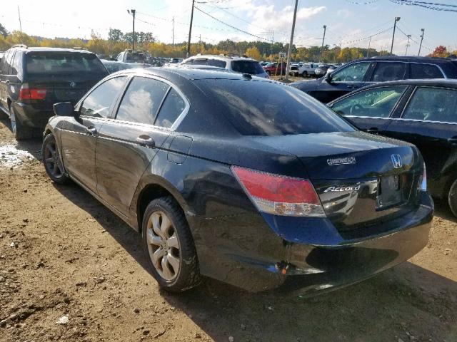 1HGCP26809A108290 - 2009 HONDA ACCORD EXL BLACK photo 3