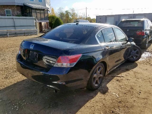 1HGCP26809A108290 - 2009 HONDA ACCORD EXL BLACK photo 4