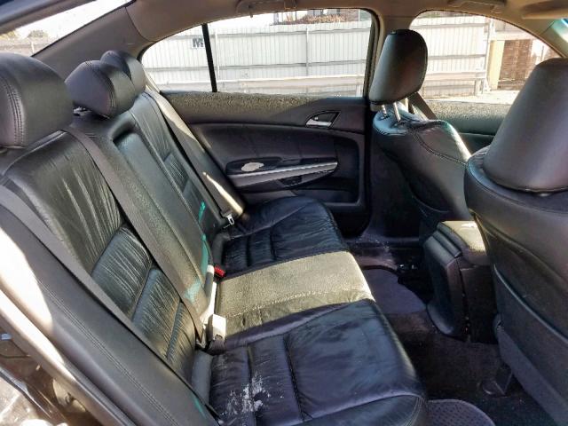 1HGCP26809A108290 - 2009 HONDA ACCORD EXL BLACK photo 6