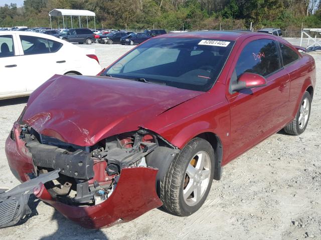 1G2AL15F677264960 - 2007 PONTIAC G5 RED photo 2