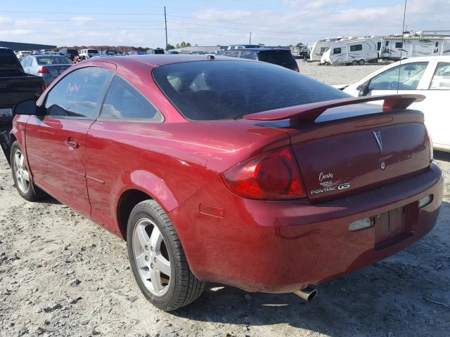 1G2AL15F677264960 - 2007 PONTIAC G5 RED photo 3