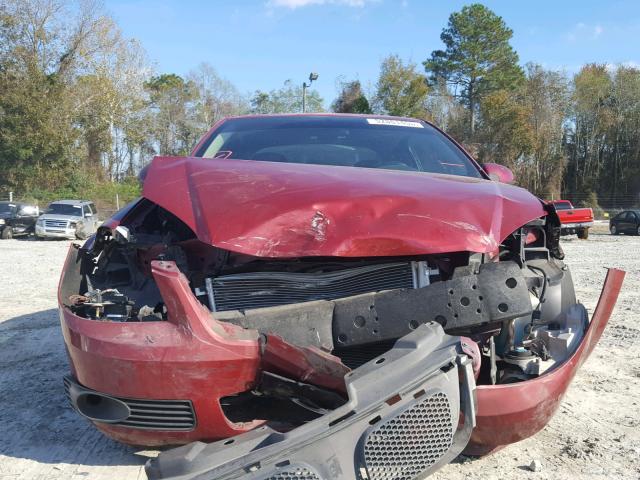 1G2AL15F677264960 - 2007 PONTIAC G5 RED photo 9