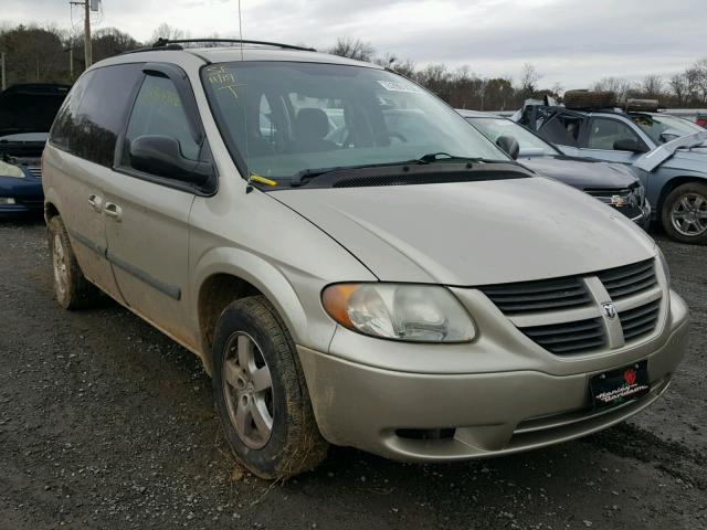 1D4GP45R65B161489 - 2005 DODGE CARAVAN SX TAN photo 1