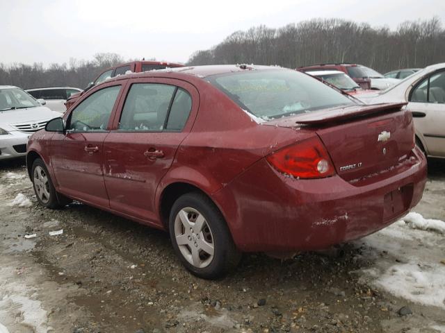 1G1AL55F877198746 - 2007 CHEVROLET COBALT LT RED photo 3