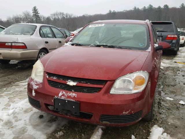 1G1AL55F877198746 - 2007 CHEVROLET COBALT LT RED photo 9