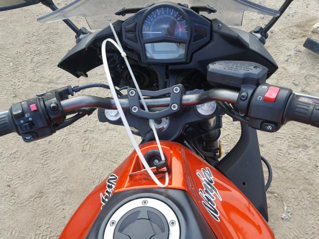 JKAEXEE15EDA15977 - 2014 KAWASAKI EX650 E ORANGE photo 5