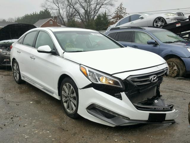 5NPE34AF9GH319126 - 2016 HYUNDAI SONATA SPO WHITE photo 1