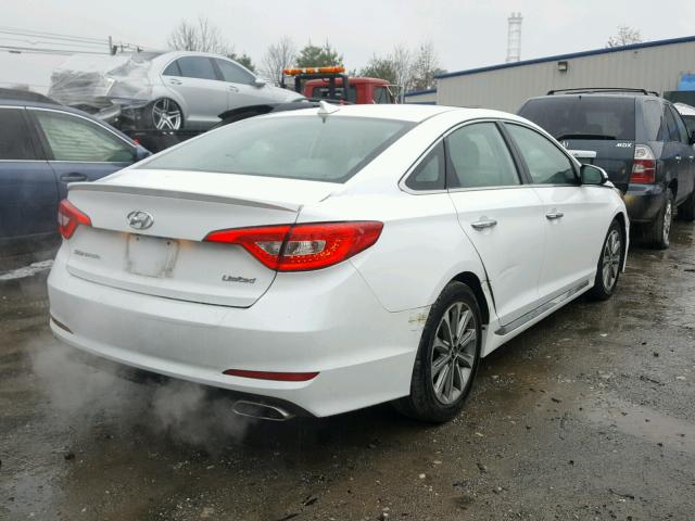 5NPE34AF9GH319126 - 2016 HYUNDAI SONATA SPO WHITE photo 4