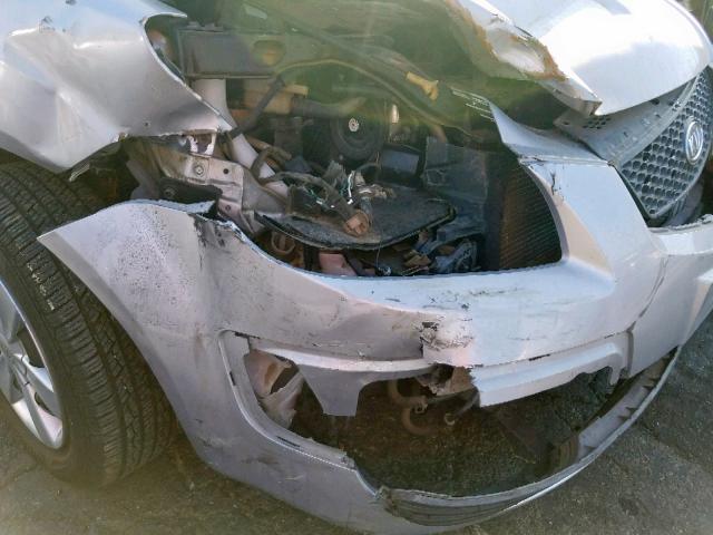 KNADE123966137635 - 2006 KIA RIO SILVER photo 9