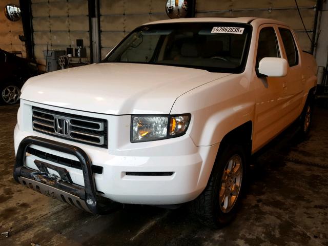 2HJYK16548H534868 - 2008 HONDA RIDGELINE WHITE photo 2