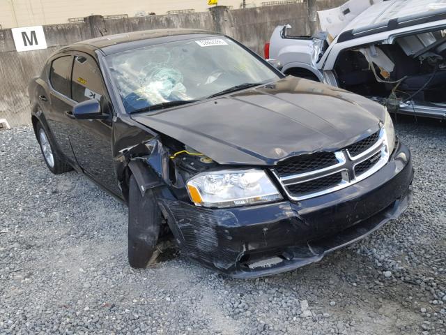 1B3BD1FB1BN501482 - 2011 DODGE AVENGER MA BLACK photo 1