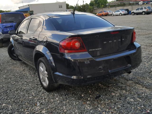 1B3BD1FB1BN501482 - 2011 DODGE AVENGER MA BLACK photo 3