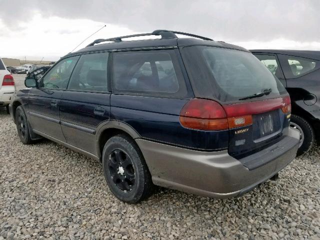 4S3BG6859W6639216 - 1998 SUBARU LEGACY 30T BLUE photo 3