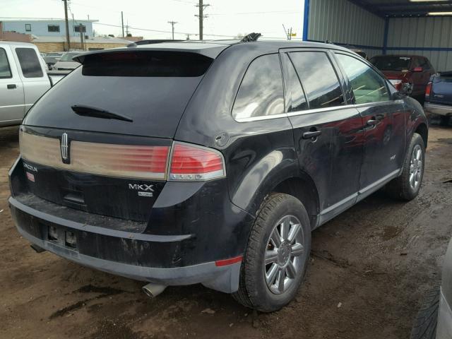 2LMDU88C67BJ14788 - 2007 LINCOLN MKX BLACK photo 4