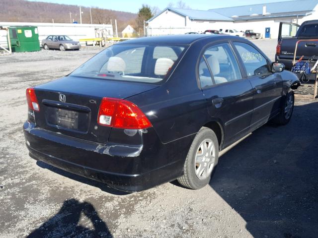 1HGES16335L018149 - 2005 HONDA CIVIC DX V BLACK photo 4