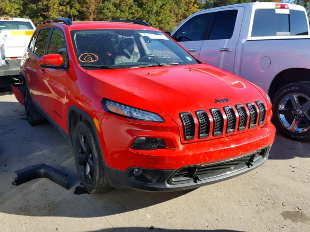 1C4PJLDB4JD620417 - 2018 JEEP CHEROKEE L RED photo 1