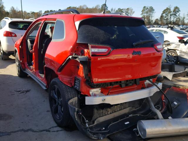 1C4PJLDB4JD620417 - 2018 JEEP CHEROKEE L RED photo 3