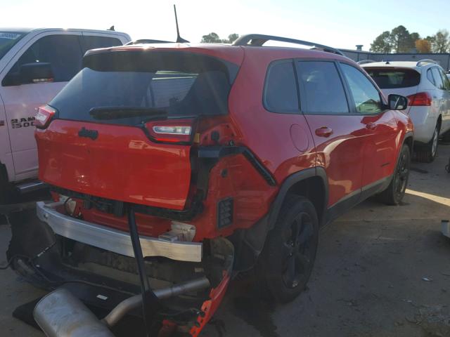 1C4PJLDB4JD620417 - 2018 JEEP CHEROKEE L RED photo 4