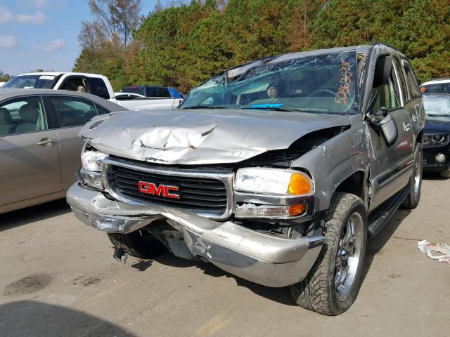 1GKEC13V74J328952 - 2004 GMC YUKON GRAY photo 2