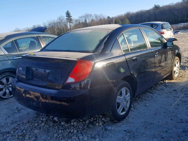 1G8AJ55F06Z114820 - 2006 SATURN ION LEVEL BLACK photo 4