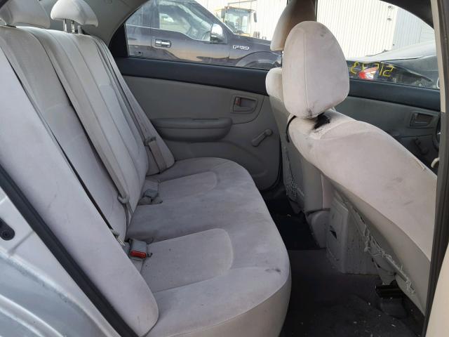 KNAFE222895619917 - 2009 KIA SPECTRA EX SILVER photo 6