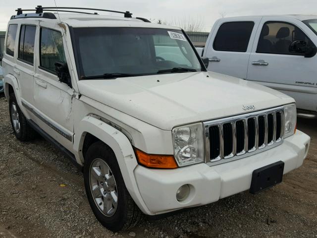 1J8HG58P87C552988 - 2007 JEEP COMMANDER WHITE photo 1