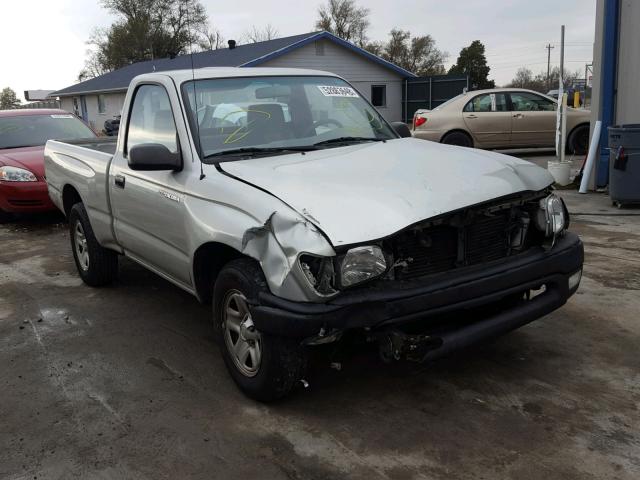 5TENL42NX1Z743800 - 2001 TOYOTA TACOMA SILVER photo 1