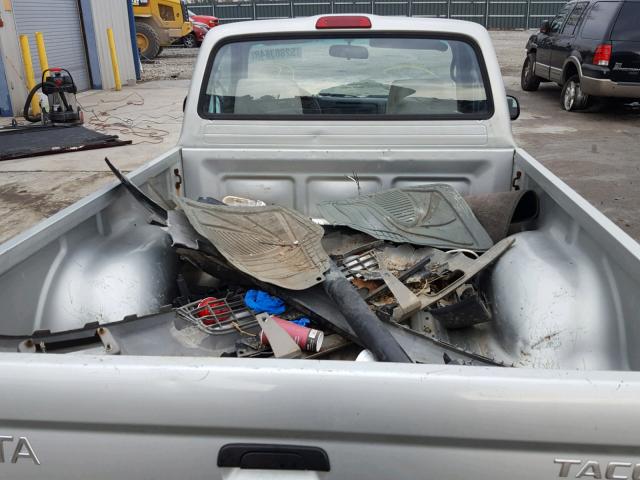 5TENL42NX1Z743800 - 2001 TOYOTA TACOMA SILVER photo 6