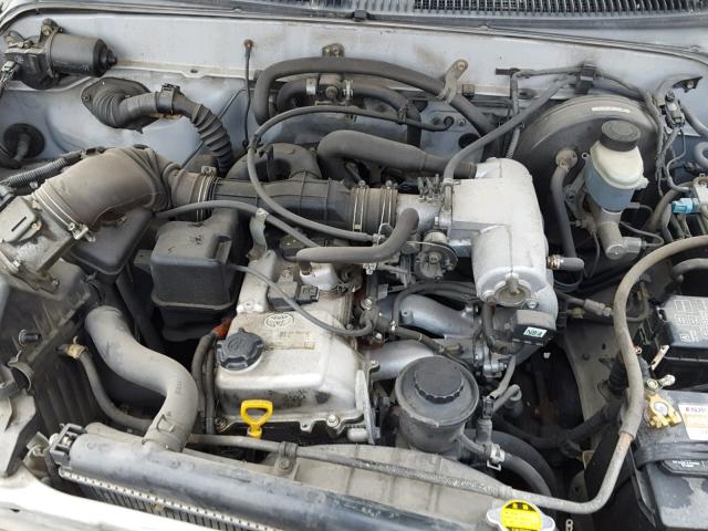 5TENL42NX1Z743800 - 2001 TOYOTA TACOMA SILVER photo 7