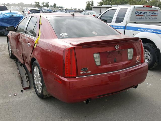 1G6DW67V980124352 - 2008 CADILLAC STS RED photo 3