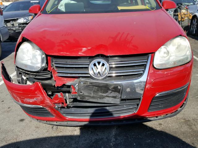 3VWRA71K68M191538 - 2008 VOLKSWAGEN JETTA WOLF RED photo 9