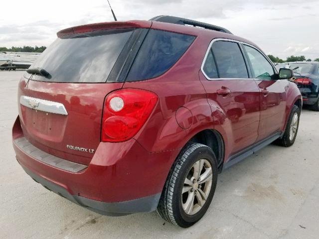 2CNALPEC7B6298818 - 2011 CHEVROLET EQUINOX LT RED photo 4