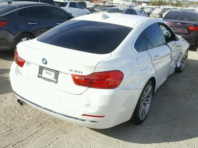 WBA4F7C38HG788718 - 2017 BMW 430I GRAN WHITE photo 4