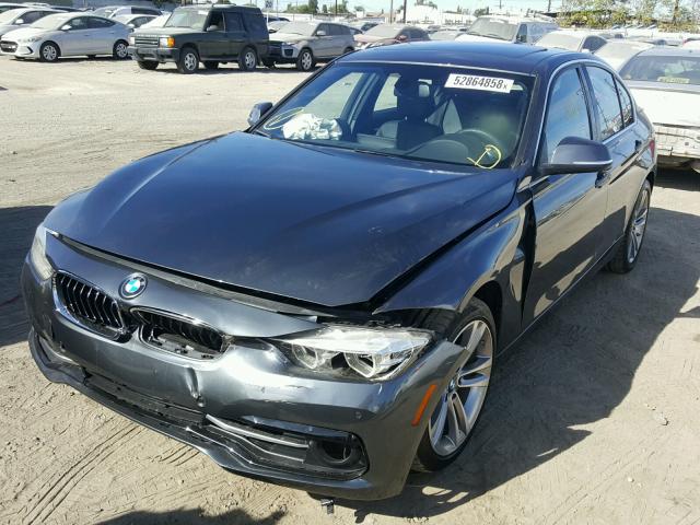 WBA8B9C32HK885032 - 2017 BMW 330 I GRAY photo 2